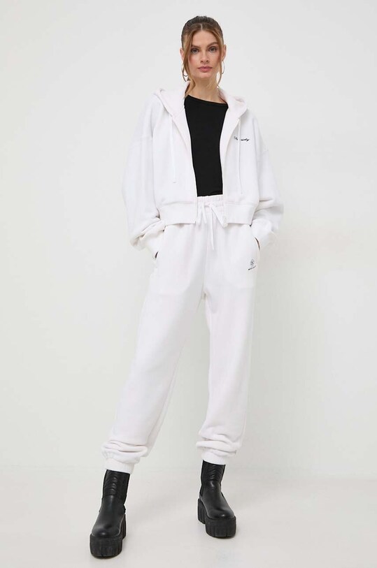 Miss Sixty spodnie dresowe wełniane 6T3PJ3910000 beżowy AW23