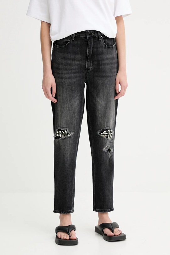 Stine Goya pantaloni de bumbac Fatuna drept verde SG5146