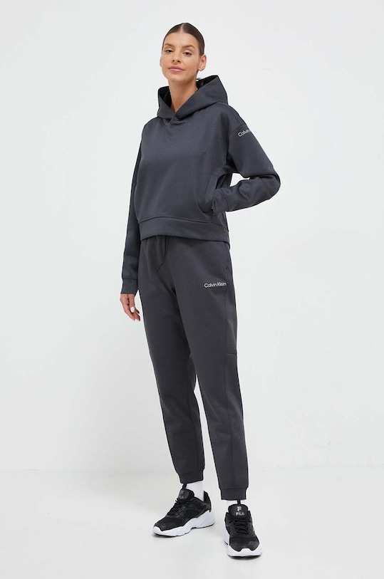 Панталон за трениране Calvin Klein Performance 00GWF3P634 сив AW23