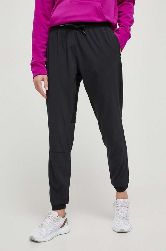 Hlače za vadbo Smartwool Active Slim Jogger Z elastanom črna SW017292