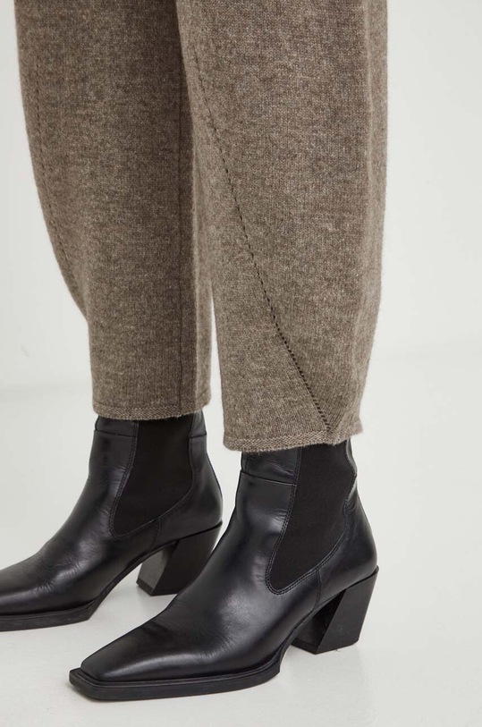 By Malene Birger pantaloni de lana Tevah bej Q71905007