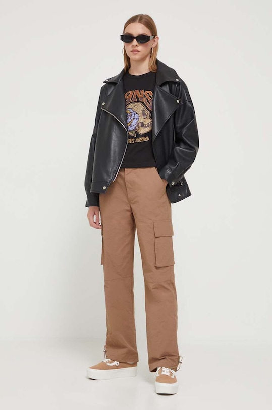 Nohavice Sixth June 33956 hnedá AW23