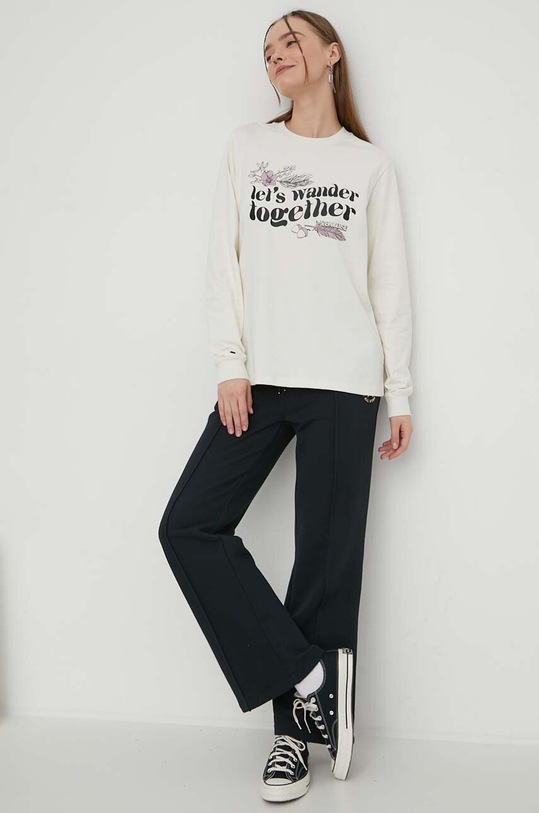 Converse spodnie dresowe bawełniane 10025685.A01 czarny AW23