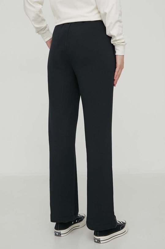 Odzież Converse spodnie dresowe bawełniane 10025685.A01 czarny