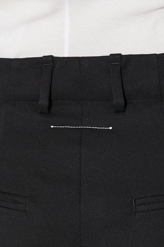 MM6 Maison Margiela wool blend trousers S62KB0178 black