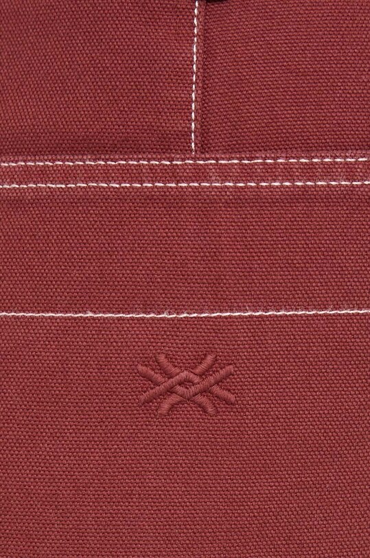 United Colors of Benetton pantaloni de bumbac burgundia 41ACDE01H.1G2