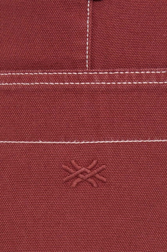 United Colors of Benetton spodnie bawełniane bordowy 41ACDE01H.1G2