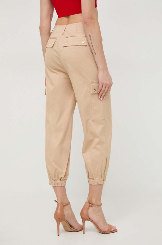 Odzież MICHAEL Michael Kors spodnie MR430KJ3X6 beżowy