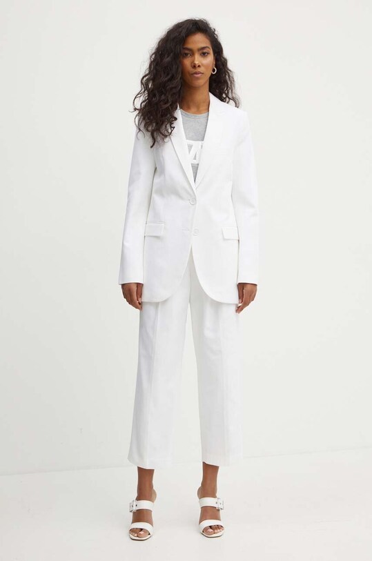 MICHAEL Michael Kors pantaloni MR430NCATQ alb SS24