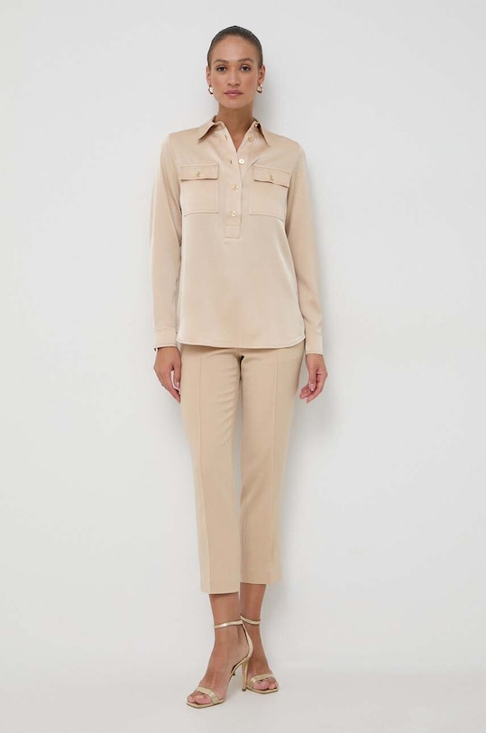 MICHAEL Michael Kors spodnie MS13014ENX beżowy SS24