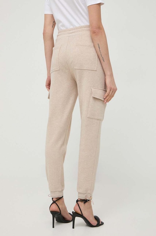Odzież MICHAEL Michael Kors spodnie dresowe bawełniane MR430L24MY beżowy