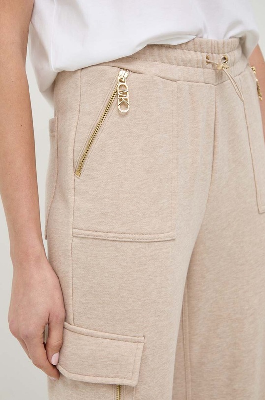 MICHAEL Michael Kors spodnie dresowe bawełniane beżowy MR430L24MY
