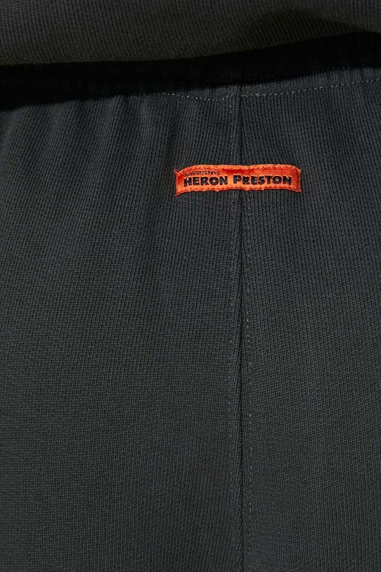 Heron Preston pantaloni de trening din bumbac Stfu Os Sweatpants negru HWCH006F23JER0011001