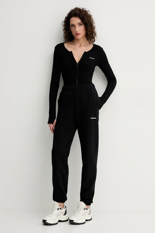La Mania melegítőnadrág COMFY.3 fekete AW23