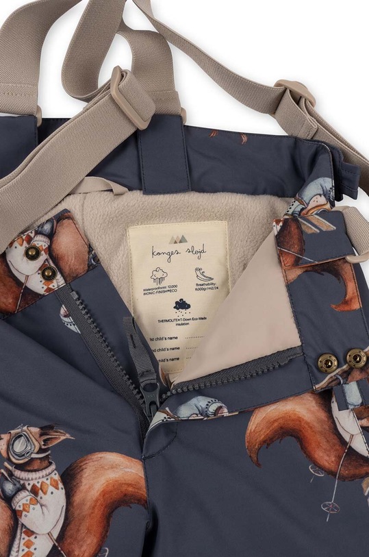 Konges Sløjd spodnie dziecięce niebieski KS5439