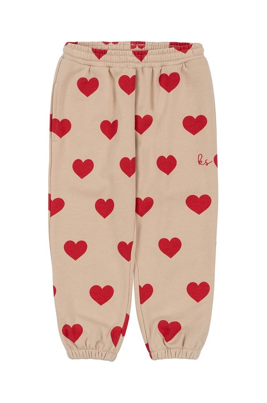 Konges Sløjd gyerek melegítőnadrág mintás piros KS6019