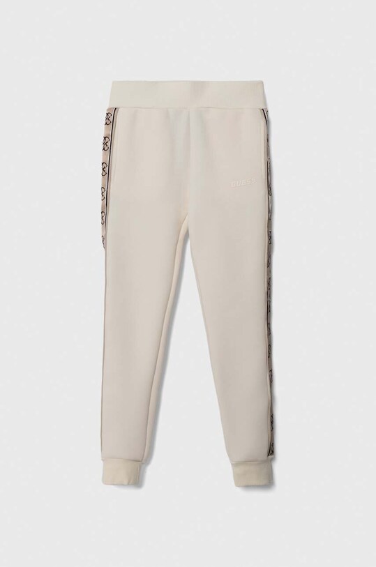 Дитячі спортивні штани Guess J2YQ27.KB3P2.9BYX бежевий AW23