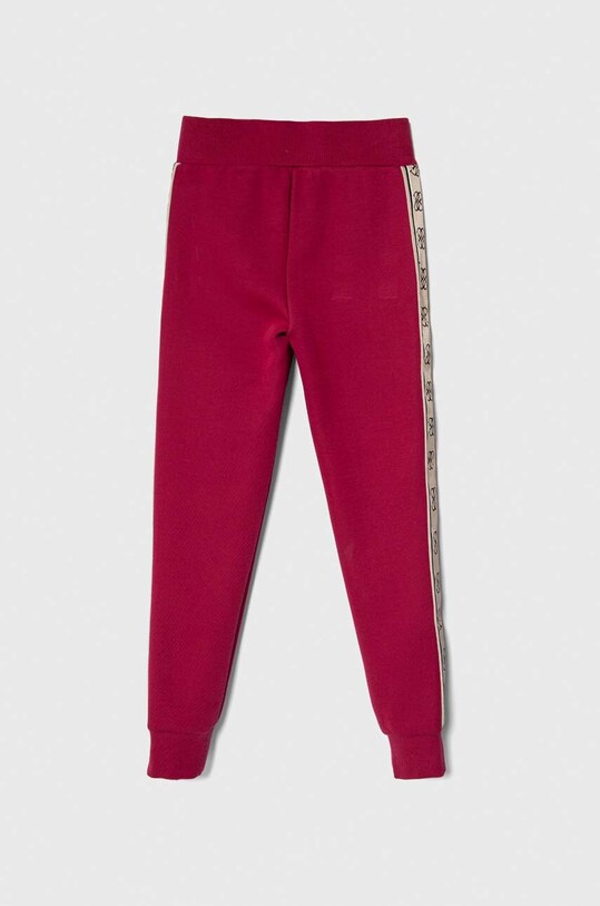 Guess spodnie dresowe dziecięce J2YQ27.KB3P2.9BYX bordowy AW23