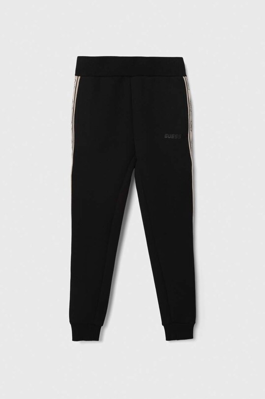 Детские спортивные штаны Guess трикотаж чёрный J2YQ27.KB3P2.9BYX