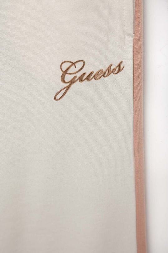 Lány Guess gyerek pamut melegítőnadrág J3YQ12.KA6R3.9BYX rózsaszín