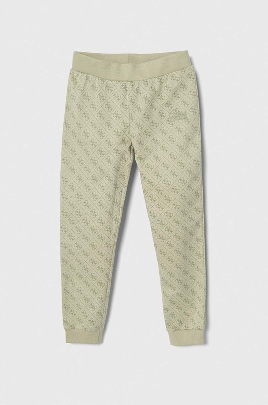 Dětské tepláky Guess pletenina zelená J3YQ19.KA6R3.9BYX