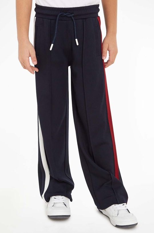 Tommy Hilfiger spodnie dresowe dziecięce dzianina granatowy KG0KG07407.74.122.9BYX
