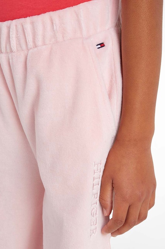 Detské tepláky Tommy Hilfiger KG0KG07409.128.176.9BYX ružová