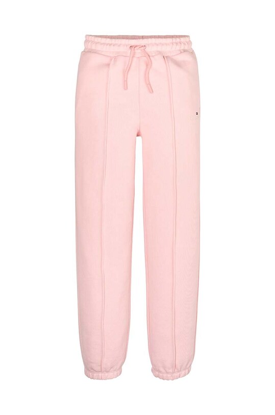 Детские хлопковые штаны Tommy Hilfiger хлопок розовый KS0KS00494.9BYX