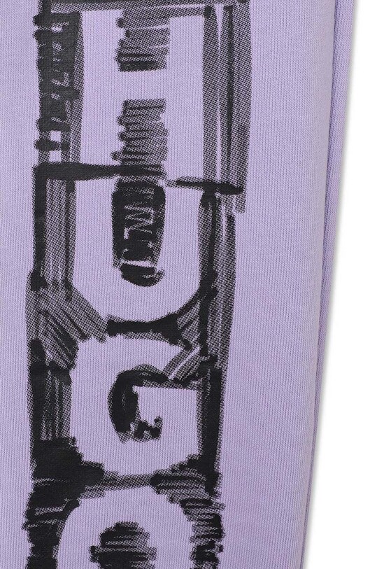 Fete HUGO pantaloni de trening din bumbac pentru copii G14115.114.150 violet
