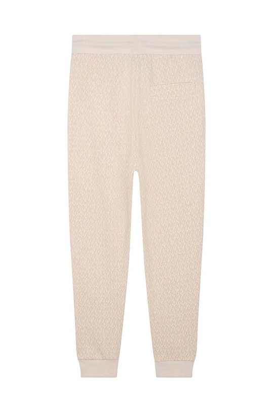 Michael Kors pantaloni de trening din bumbac pentru copii R14169.114.150 bej AW23
