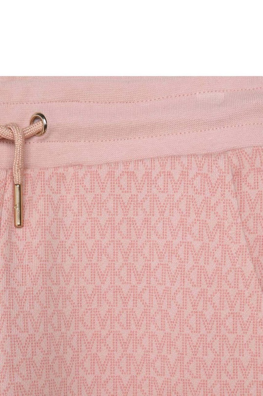 Dziewczynka Michael Kors spodnie dresowe bawełniane dziecięce R14169.114.150 różowy