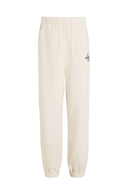 Dječji donji dio trenirke Calvin Klein Jeans IG0IG02094.9BYX bež AW23