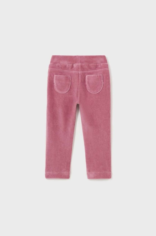 Mayoral pantaloni din catifea pentru copii 514.4D.Baby.9BYX roz AW23