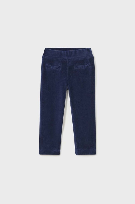 Mayoral pantaloni din catifea pentru copii cu elastan bleumarin 514.4D.Baby.9BYX