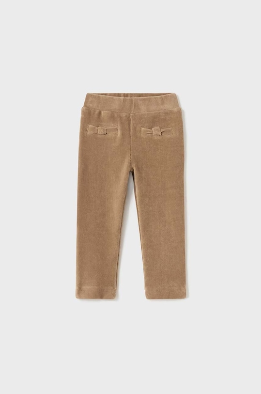 Mayoral pantaloni din catifea pentru copii 514.4D.Baby.9BYX bej AW23