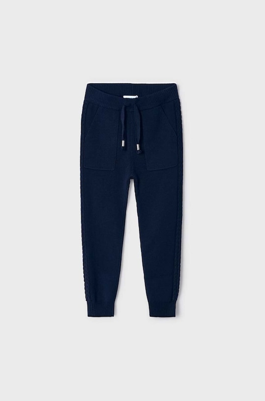 Mayoral spodnie dresowe dziecięce dzianina granatowy 4505.6G.Mini.9BYX