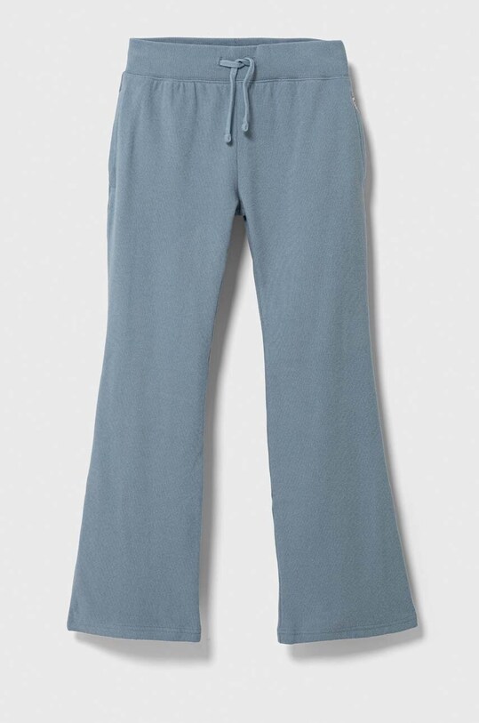 Abercrombie & Fitch spodnie dresowe dziecięce z elastanem niebieski KI247.3018