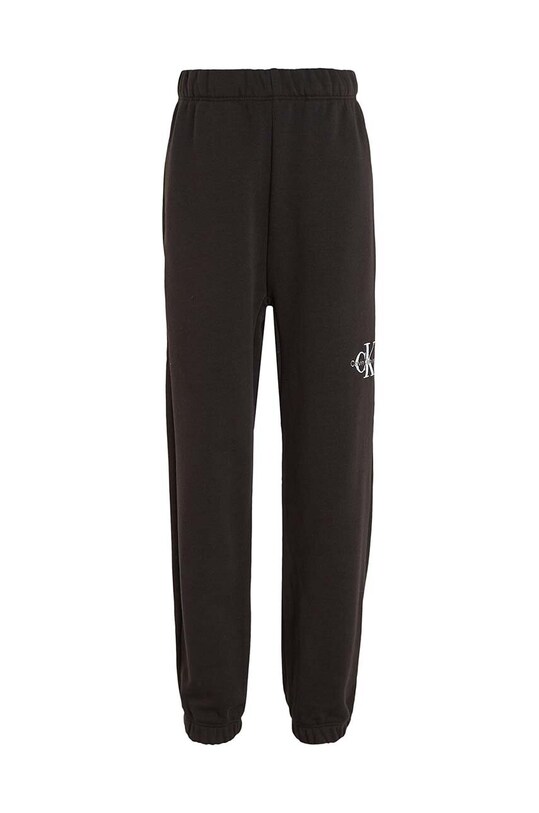Detské tepláky Calvin Klein Jeans IG0IG02175.9BYX čierna AW23