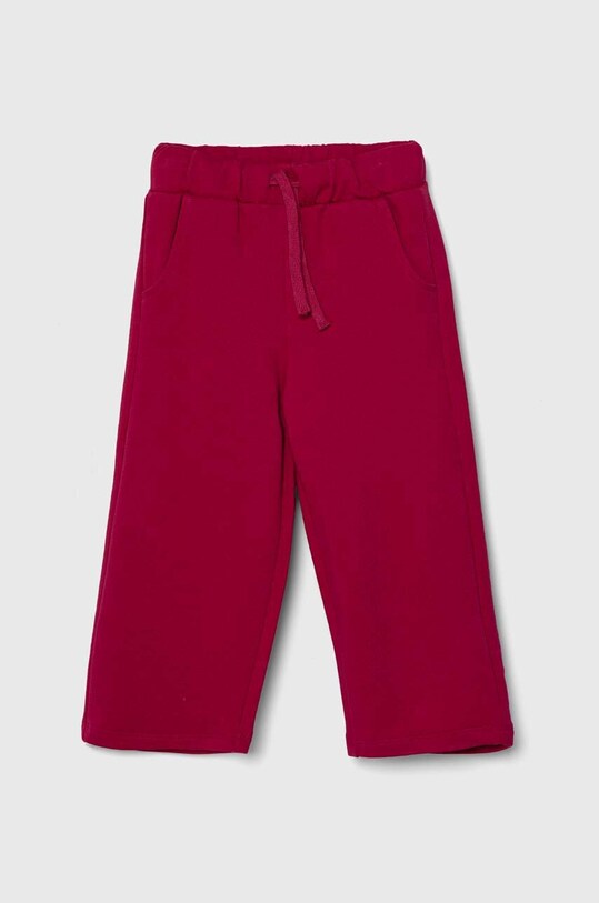 United Colors of Benetton pantaloni bumbac roz 3J68GF02U.P.SEASONAL