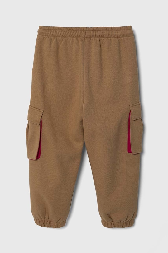 Дитячі спортивні штани Sisley 30UNXF017.G.SEASONAL бежевий AW23