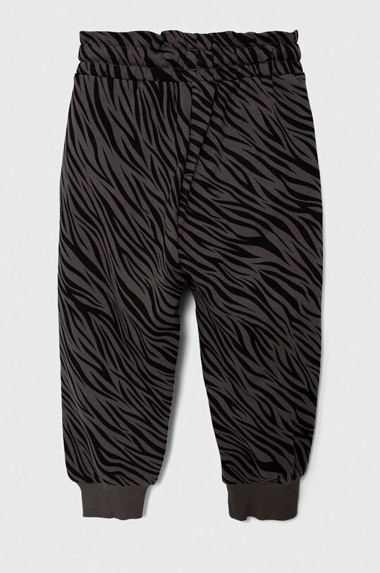 Fete Sisley pantaloni de trening din bumbac pentru copii 3NTDXF00Y.G.SEASONAL negru