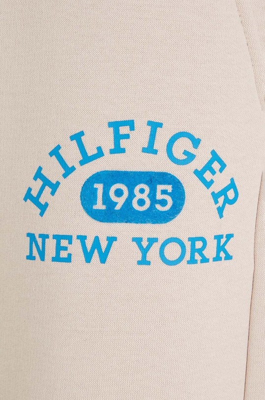 Tommy Hilfiger spodnie dresowe dziecięce beżowy KG0KG07605.74.122.9BYX