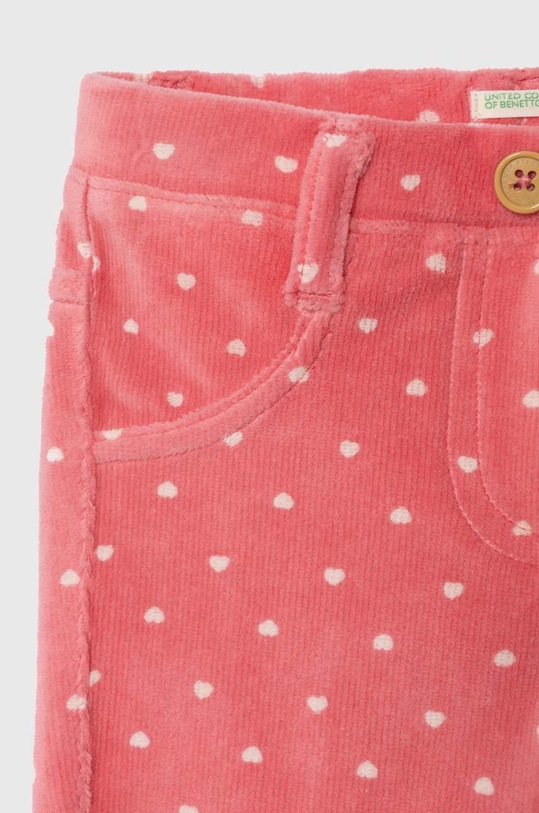 Dziewczynka United Colors of Benetton spodnie niemowlęce 48U0571PE.W.SEASONAL różowy