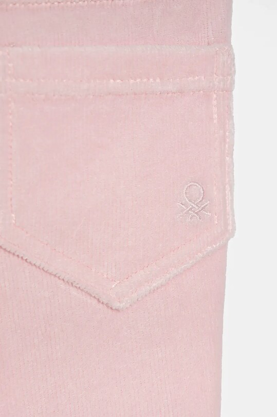 Dziewczynka United Colors of Benetton spodnie dziecięce 4DZBGE00L.P.SEASONAL różowy