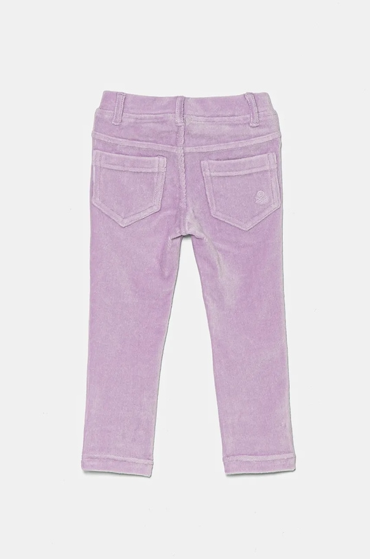 United Colors of Benetton spodnie dziecięce 4DZBGE00L.P.SEASONAL fioletowy AW24