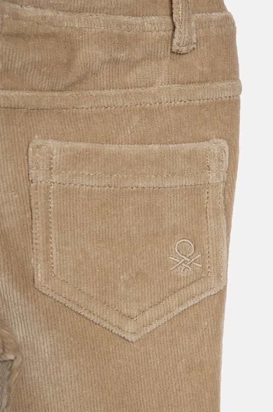 Dziewczynka United Colors of Benetton spodnie dziecięce 4DZBGE00L.P.SEASONAL beżowy