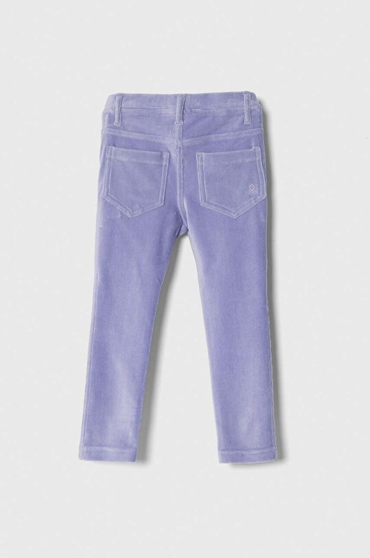 Детские брюки United Colors of Benetton 4DZBGE00L.P.SEASONAL фиолетовой AW24