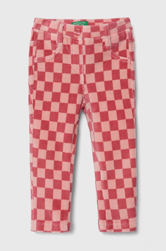 Детски панталон United Colors of Benetton еластичен розов 4OUUGE01D.P.SEASONAL
