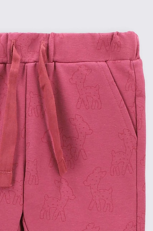 Coccodrillo pantaloni de trening pentru bebeluși ZC2120102WON roz AW23