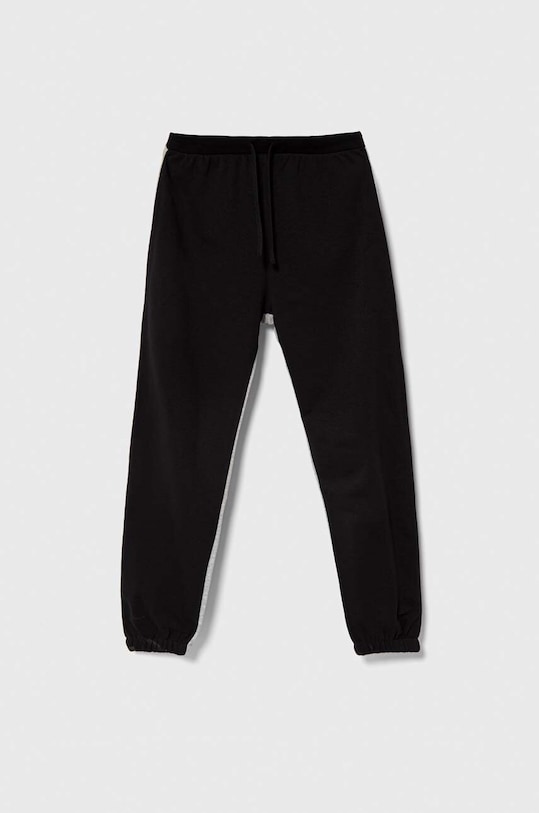 Παιδικό φούτερ United Colors of Benetton εμπριμέ μαύρο 32N4CF03V.G.SEASONAL